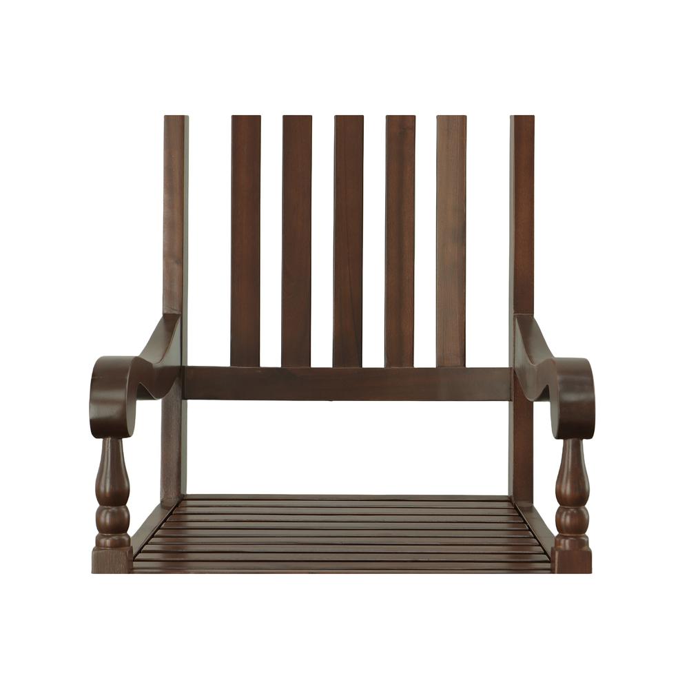Belmont Outdoor Slat Rocker - Elm. Picture 4