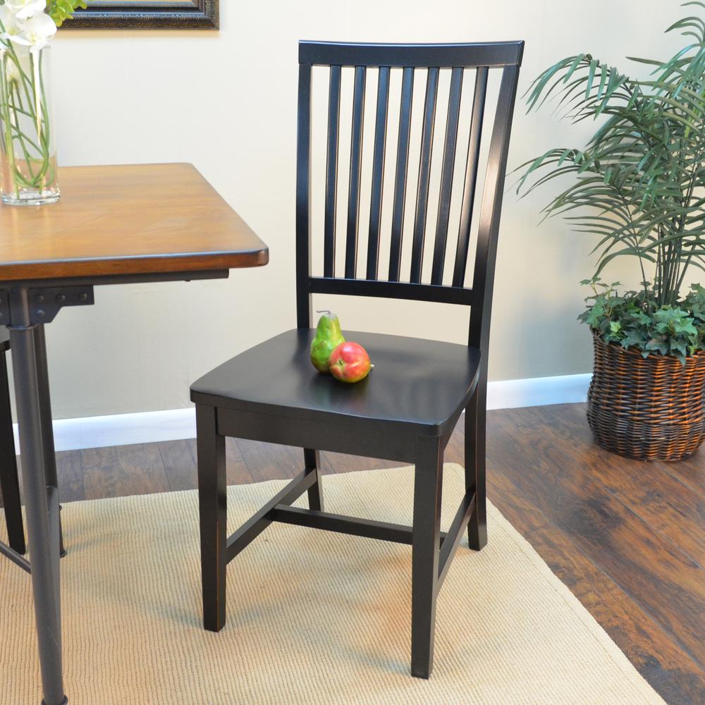 Hudson Dining Chair - Antique Black. Picture 4