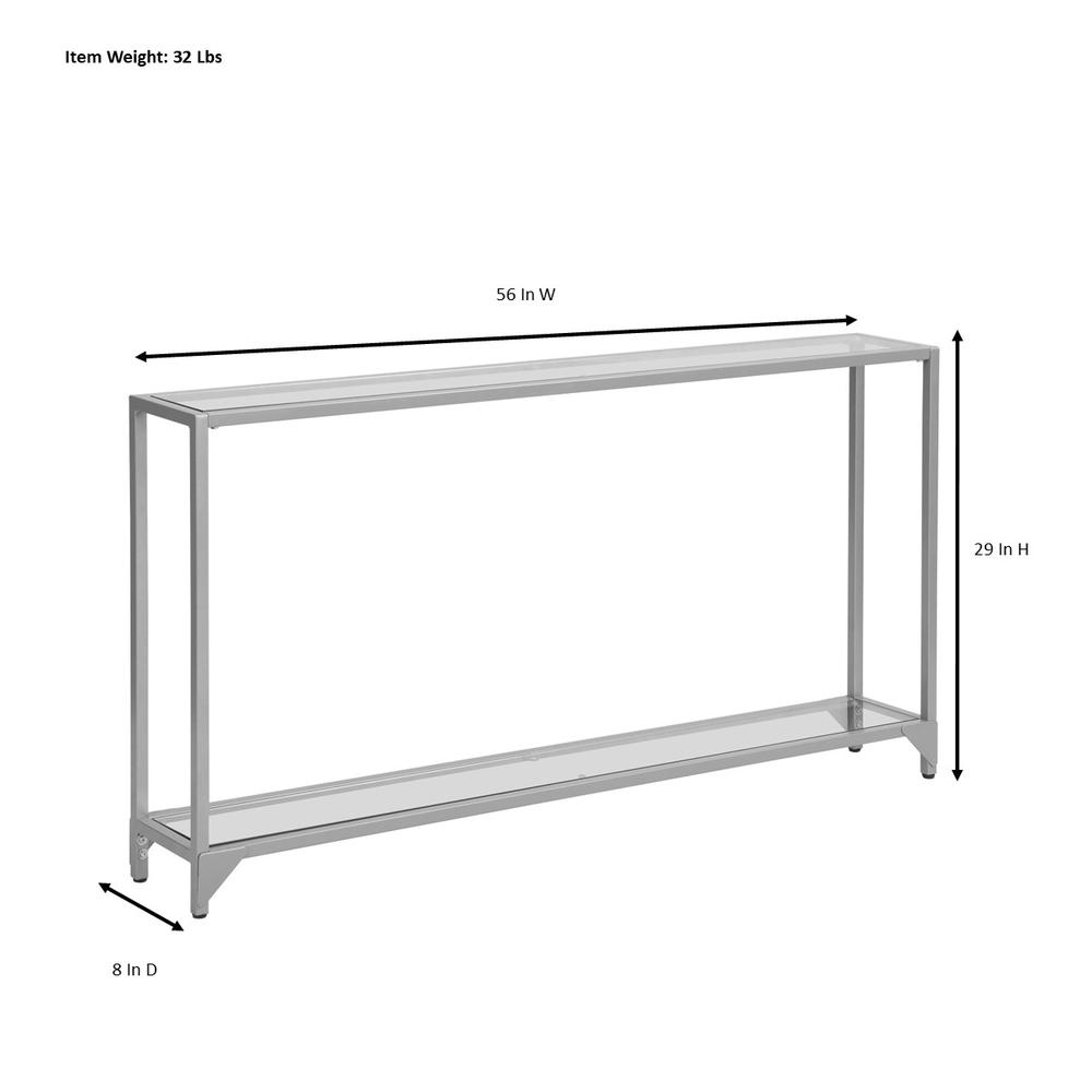 Graydon Slim Console - Chrome. Picture 6