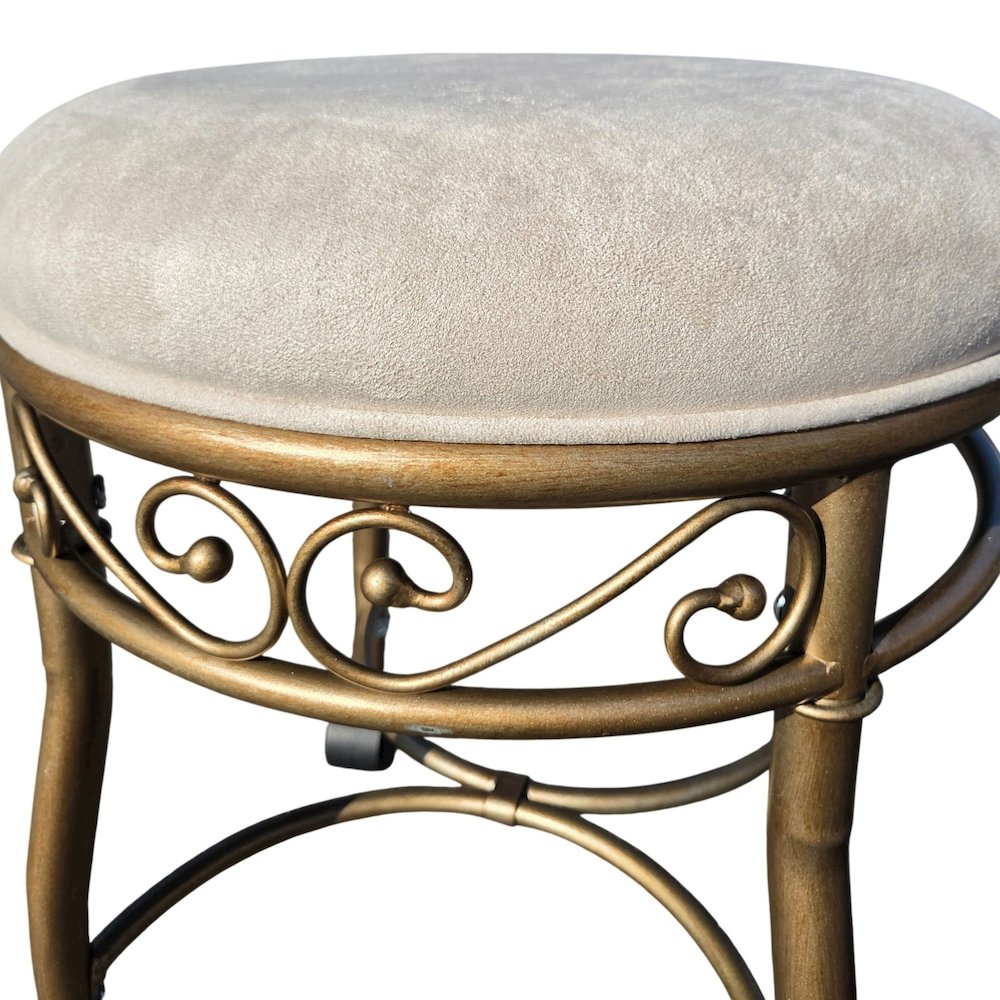Victorian Vanity Stool - Bronze. Picture 7