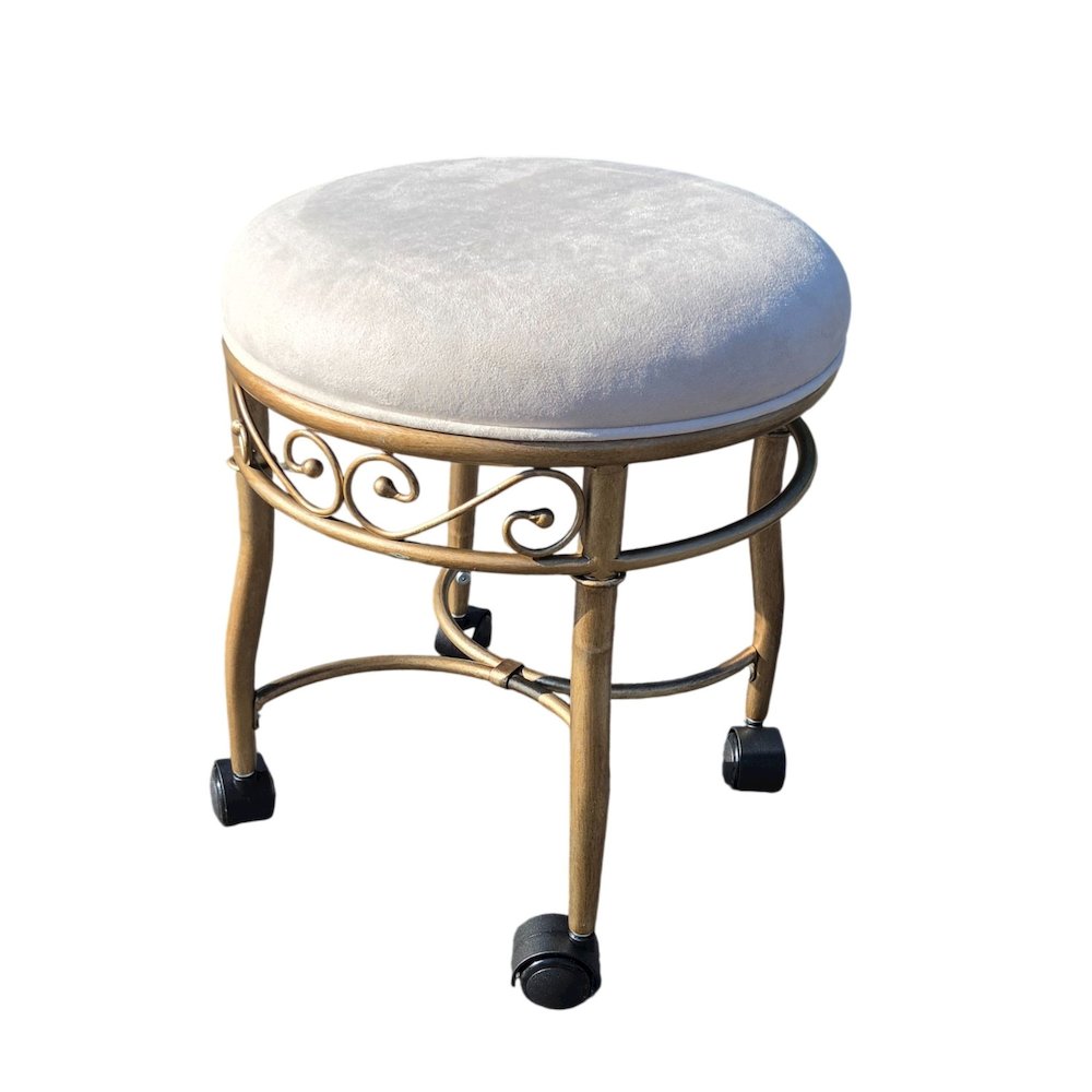 Victorian Vanity Stool - Bronze. Picture 5