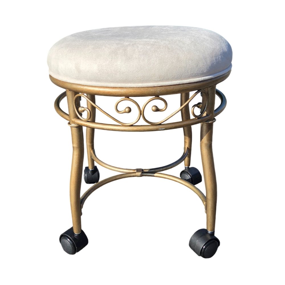 Victorian Vanity Stool - Bronze. Picture 1