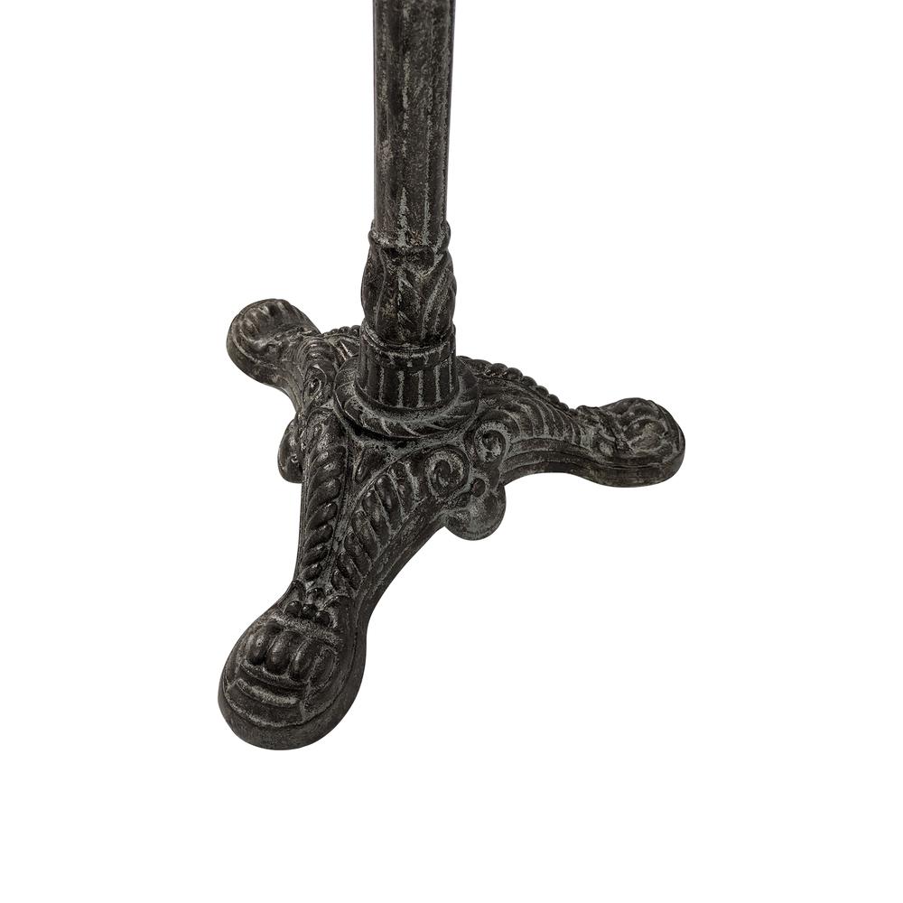 Velio Bistro Table - Natural Driftwood Top - Aged Iron Base. Picture 3