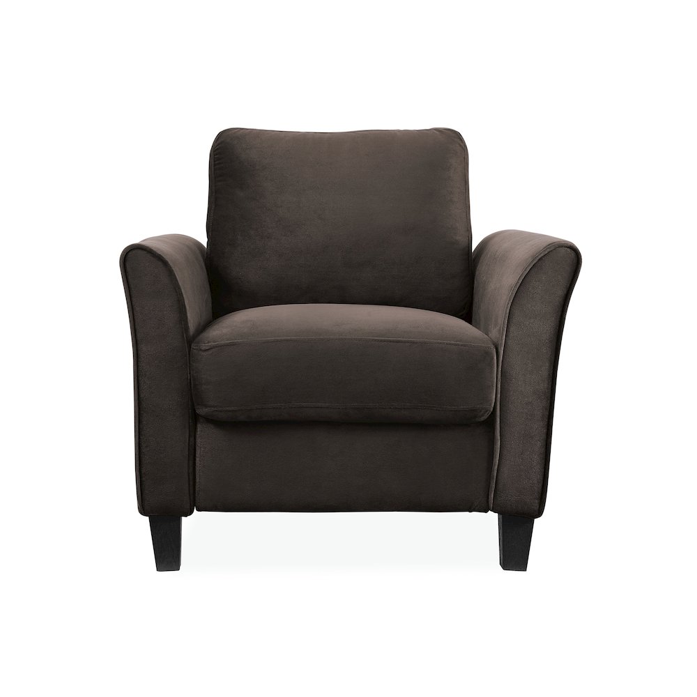 Westin Chair Curved Arm Coffee. Picture 2
