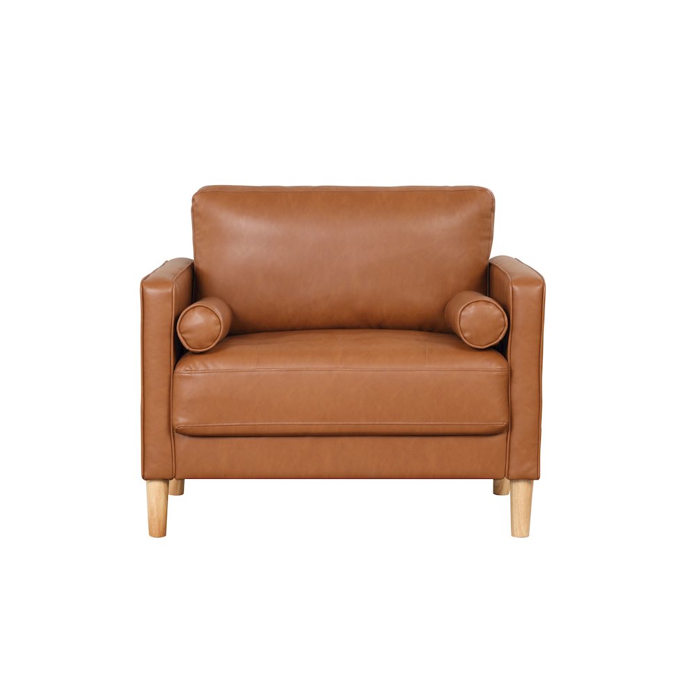 Langford Chair Caramel PU. Picture 2