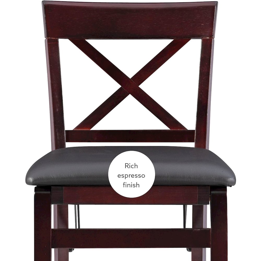 Triena 24 In X Back Folding Counter Stool. Picture 13