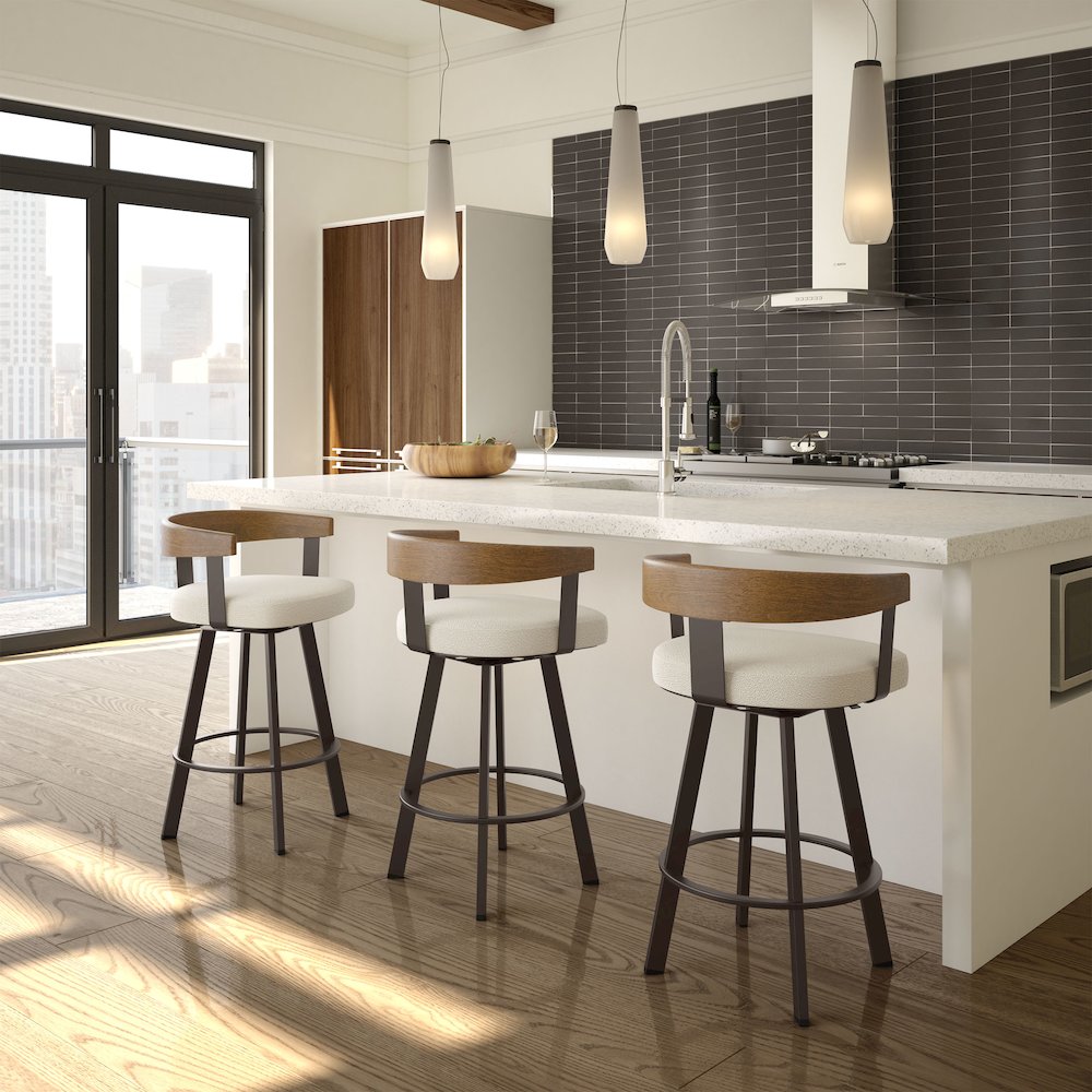 Lars 26 in. Swivel Counter Stool. Picture 5
