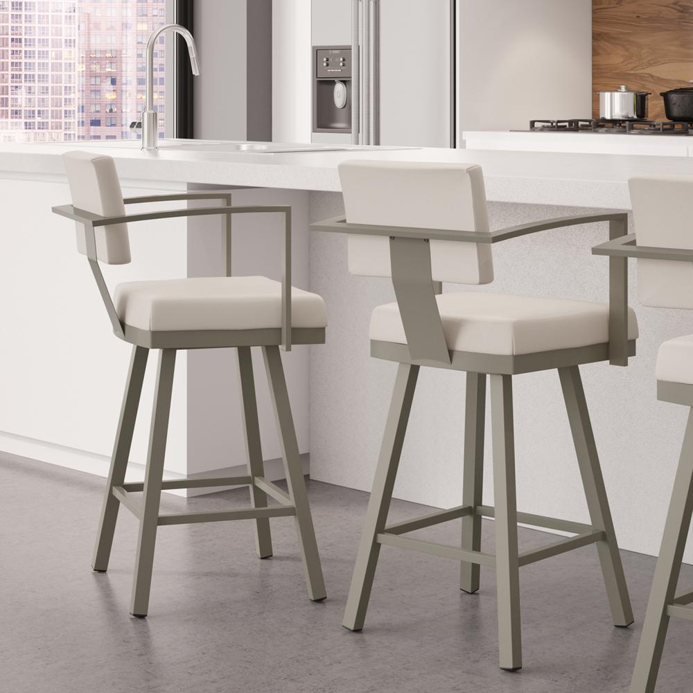 Akers 30 in. Swivel Bar Stool. Picture 3