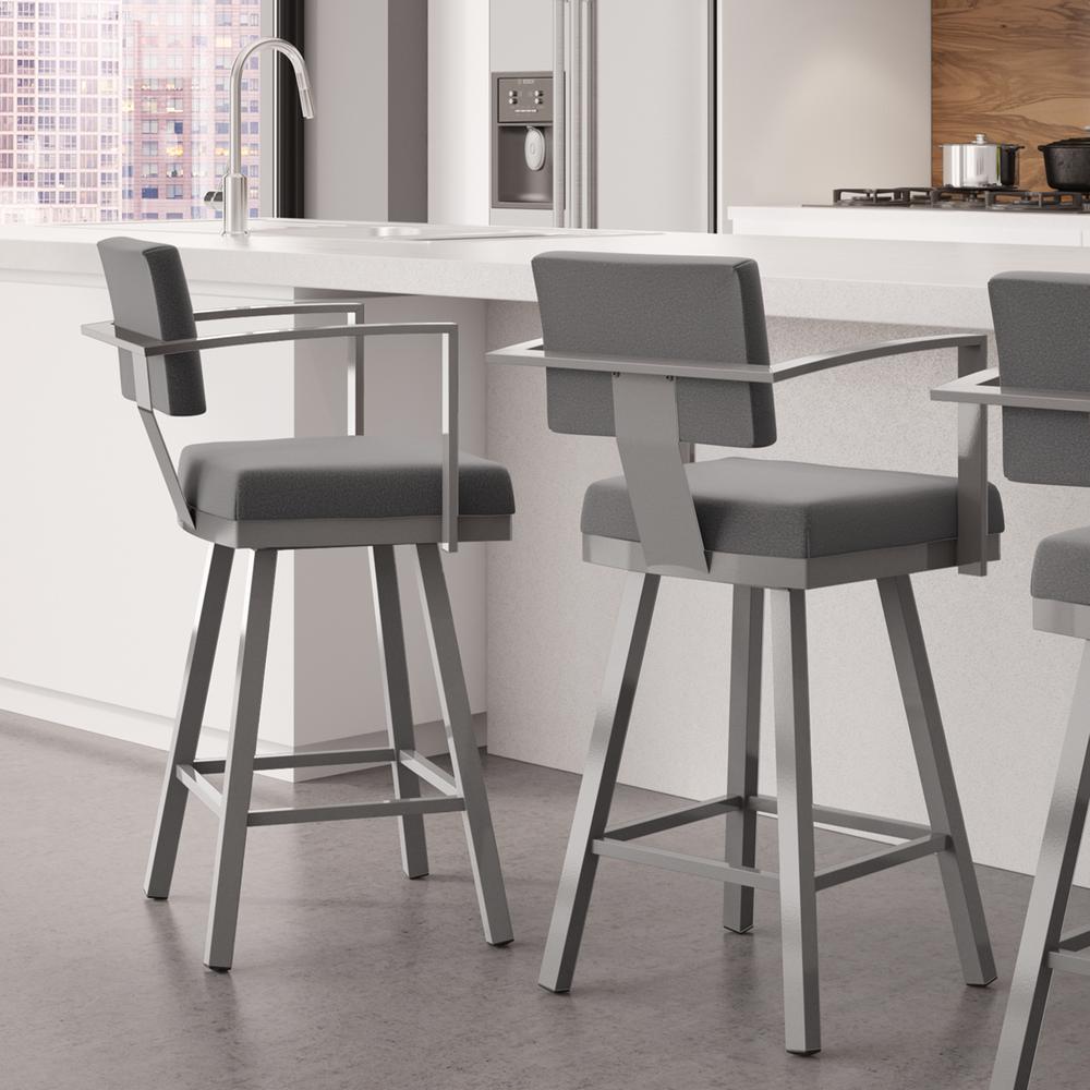 Akers 26 in. Swivel Counter Stool. Picture 3
