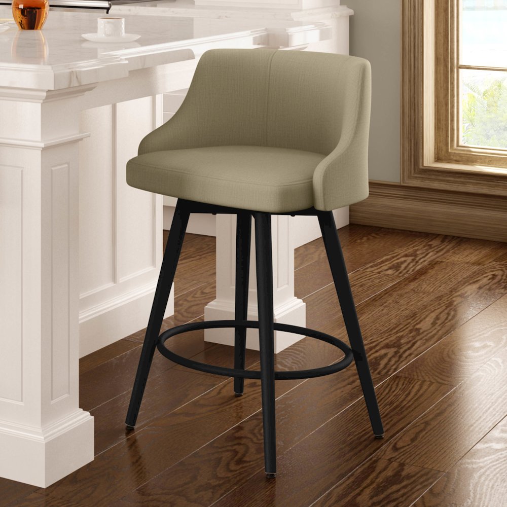 Duncan 30 in. Swivel Bar Stool. Picture 3