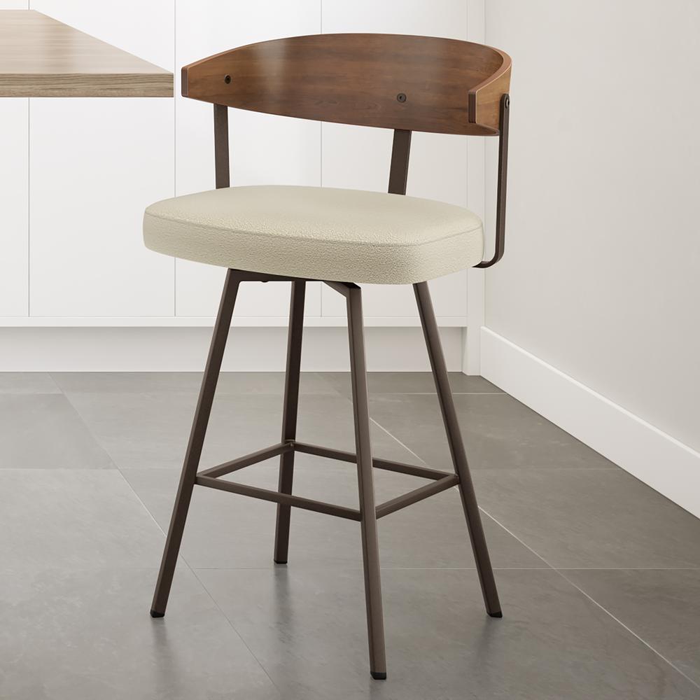 Quinton 26 in. Swivel Counter Stool. Picture 6
