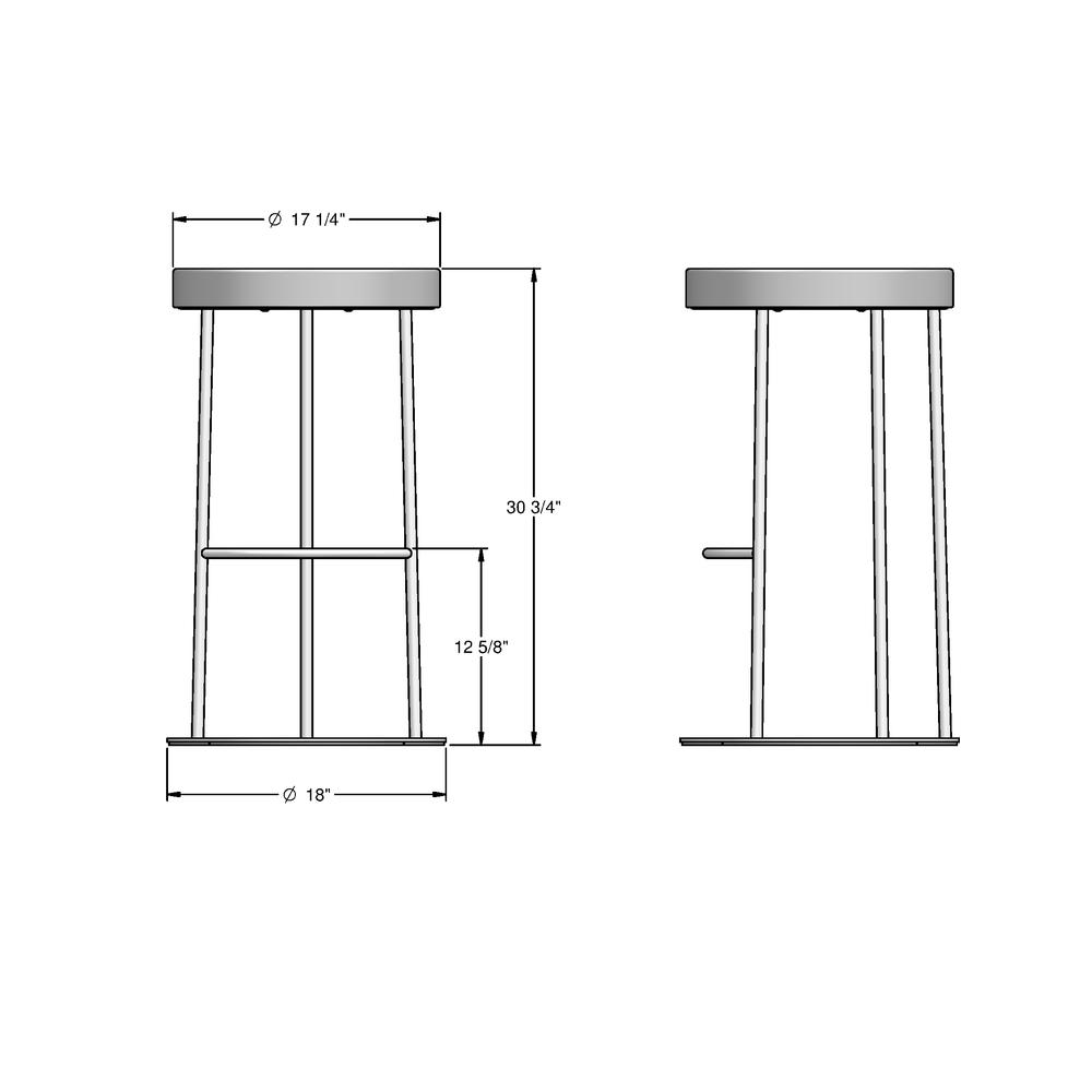 Iris 30 in. Bar Stool. Picture 9