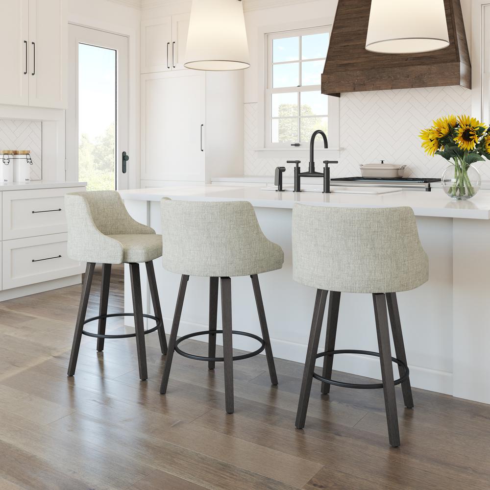 Ramon 26 in. Swivel Counter Stool. Picture 5