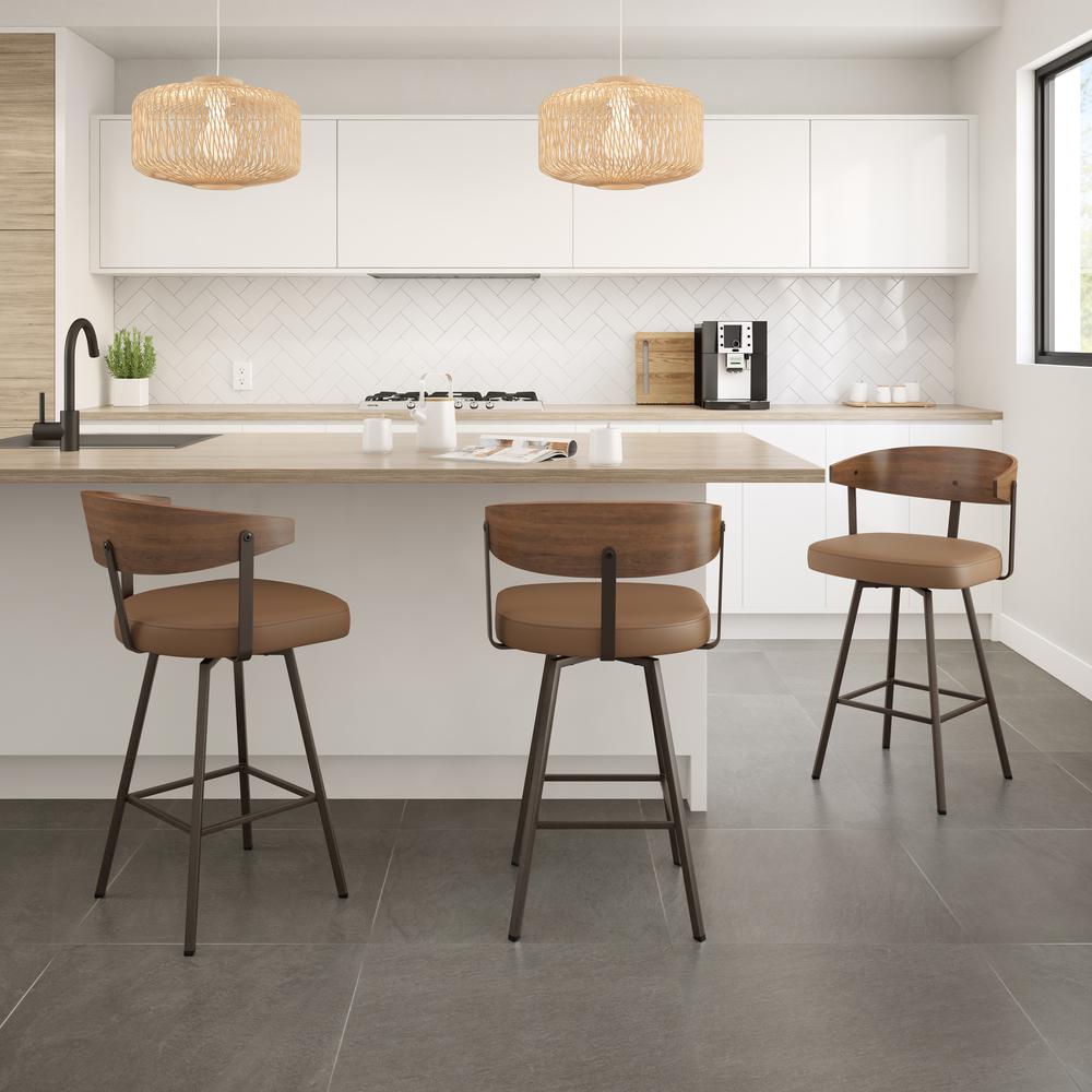 Quinton 26 in. Swivel Counter Stool. Picture 5