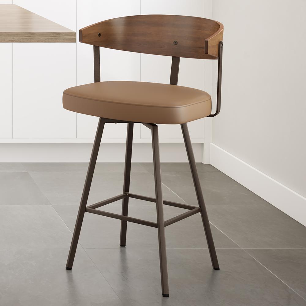 Quinton 26 in. Swivel Counter Stool. Picture 6