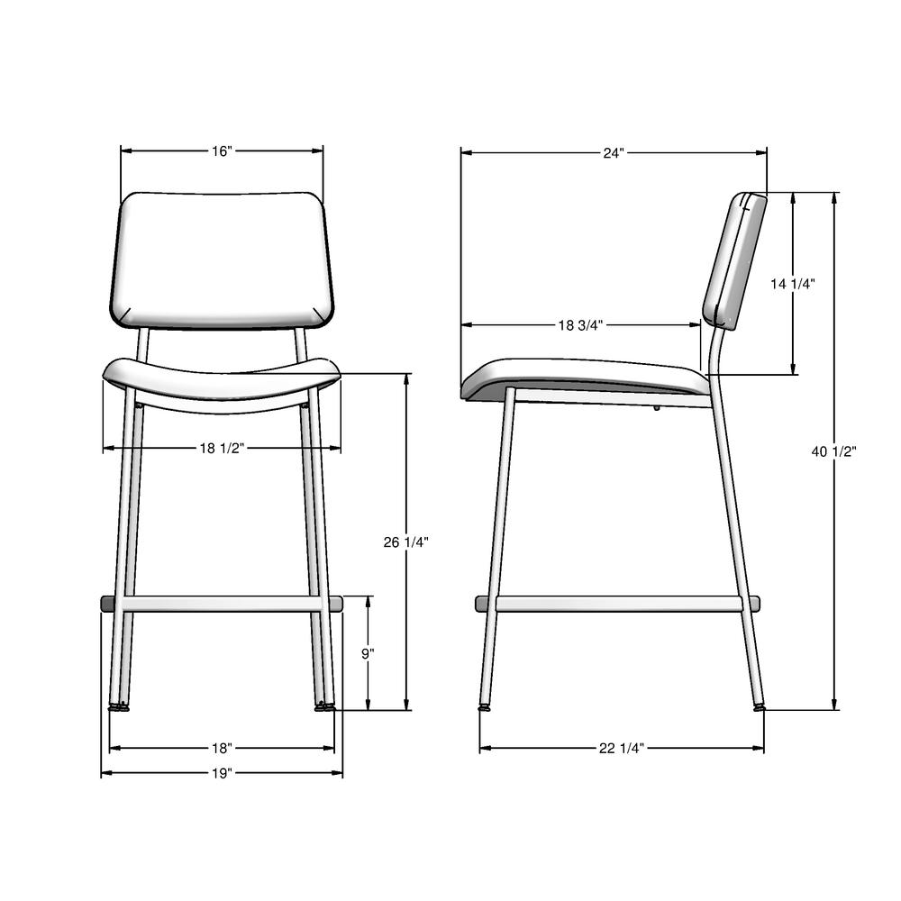 Sullivan 26 in. Counter Stool. Picture 9