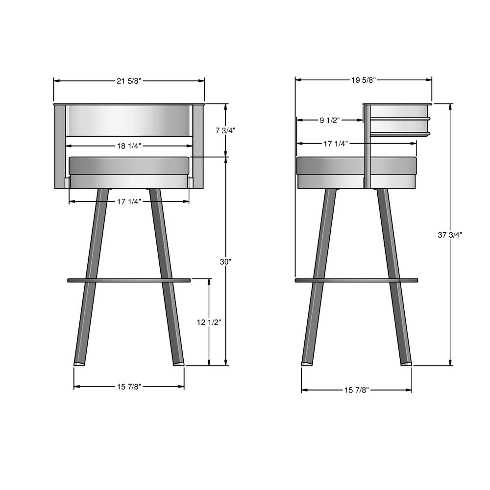 Browser 30 in. Swivel Bar Stool. Picture 9