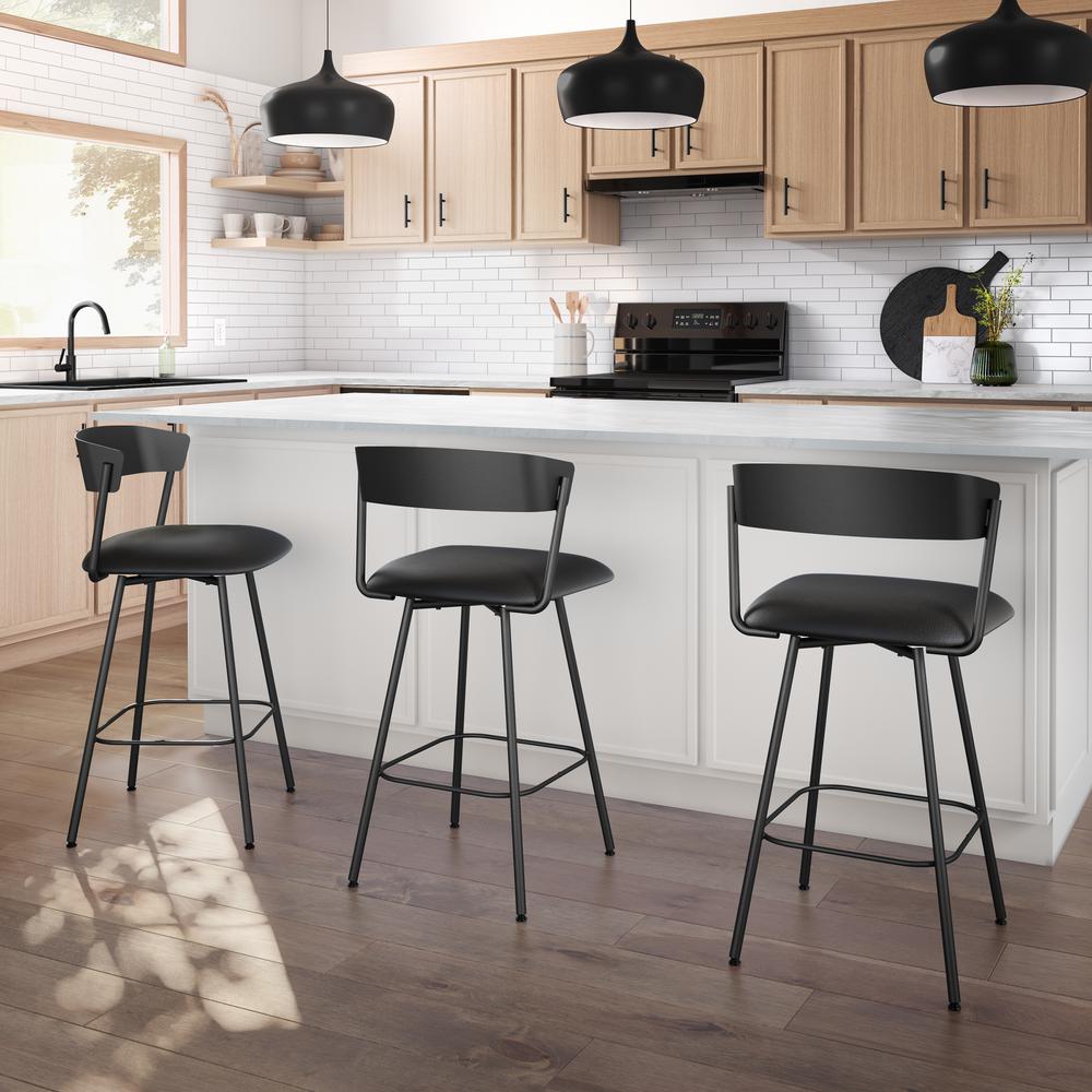 Ludwig 26 in. Swivel Counter Stool. Picture 5