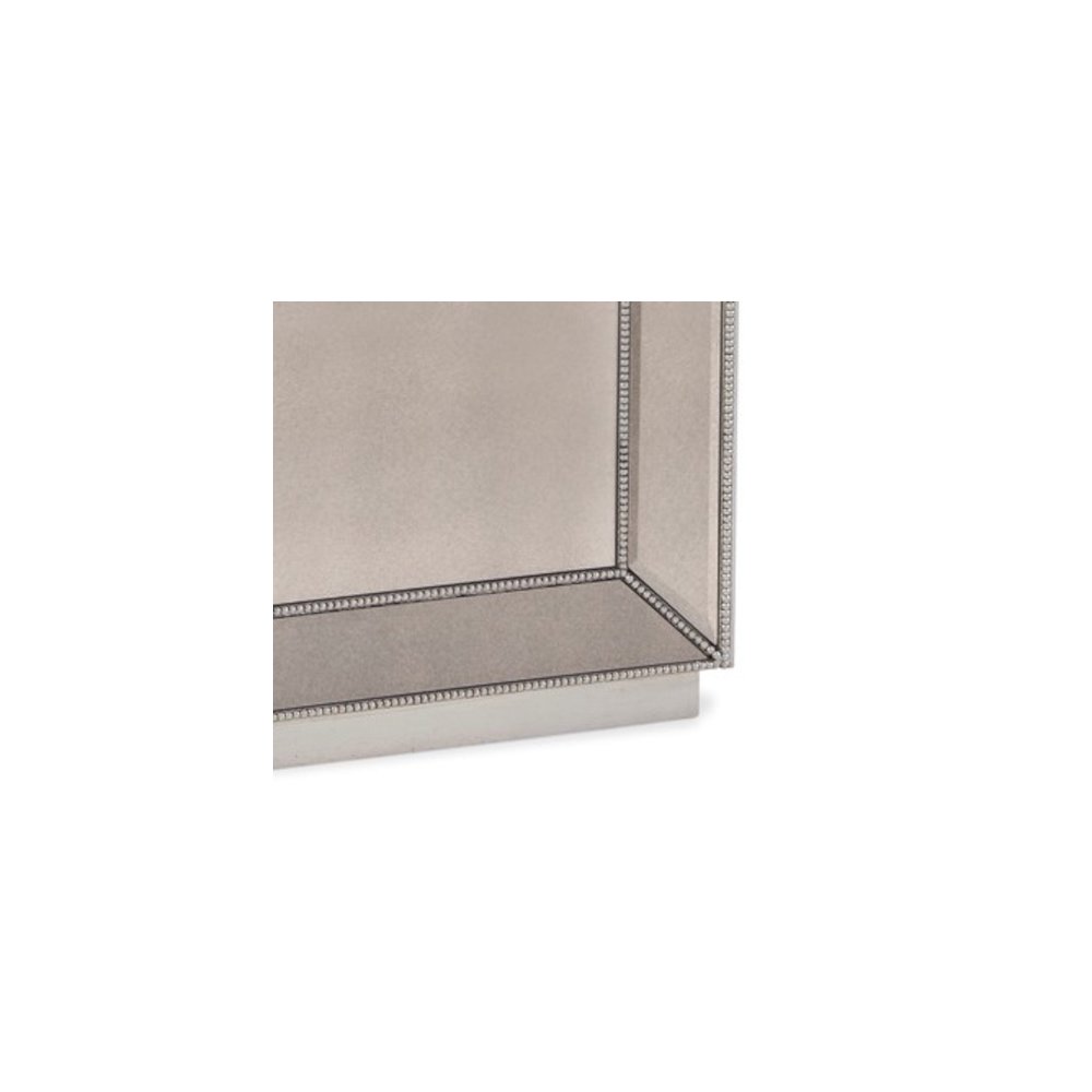 Murano Pedestal Dining Base (S/2) in Silver Color. Picture 3