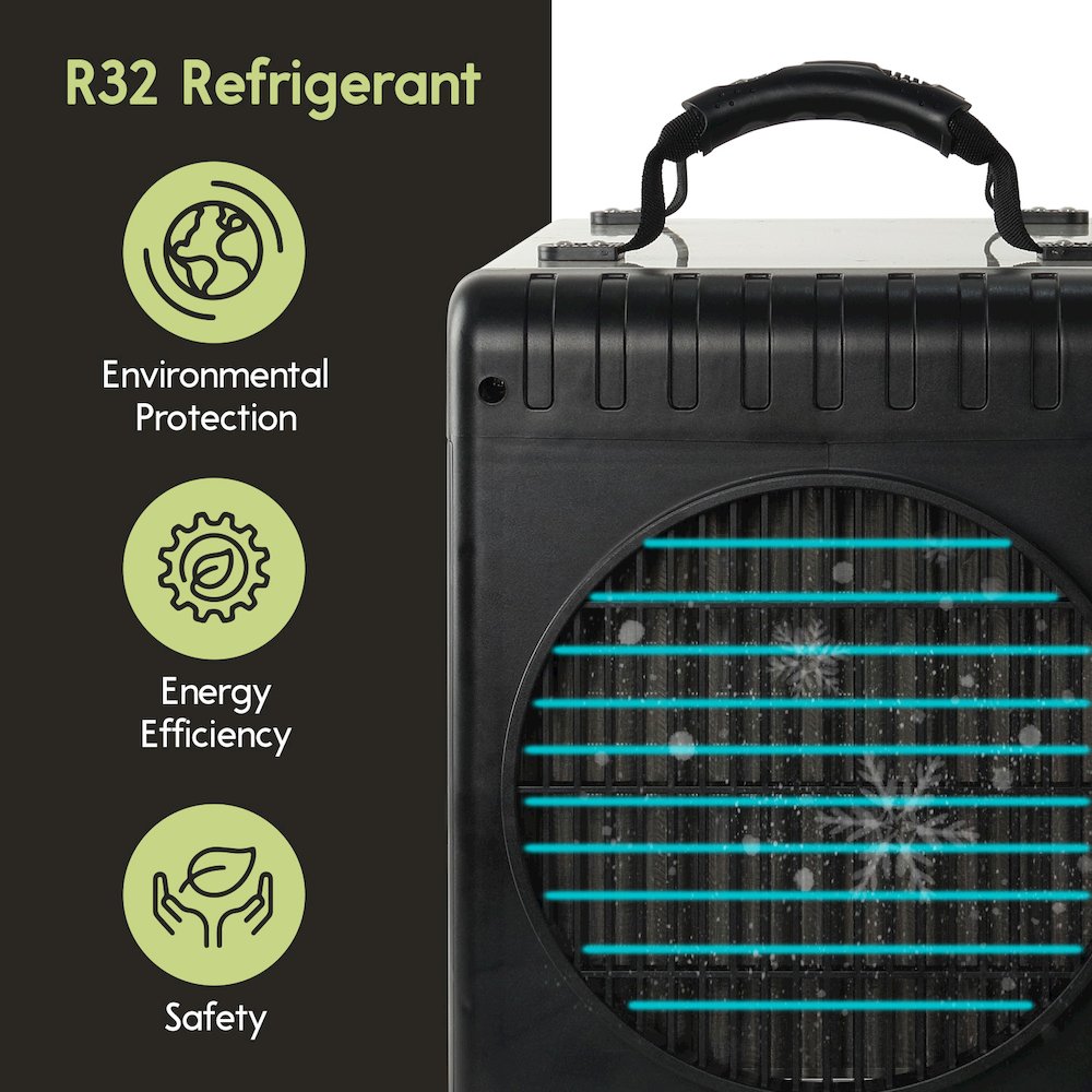 Commercial Grade Dehumidifier for Crawlspace, Basement, Attic, Garage. Picture 4