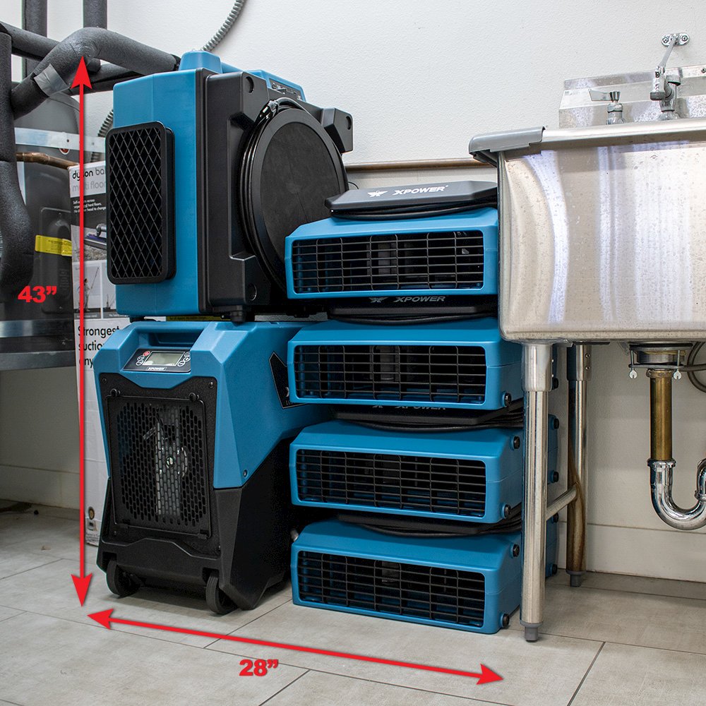 3 Stage Filtration HEPA Purifier System, Negative Air Machine, Air Scrubber. Picture 11