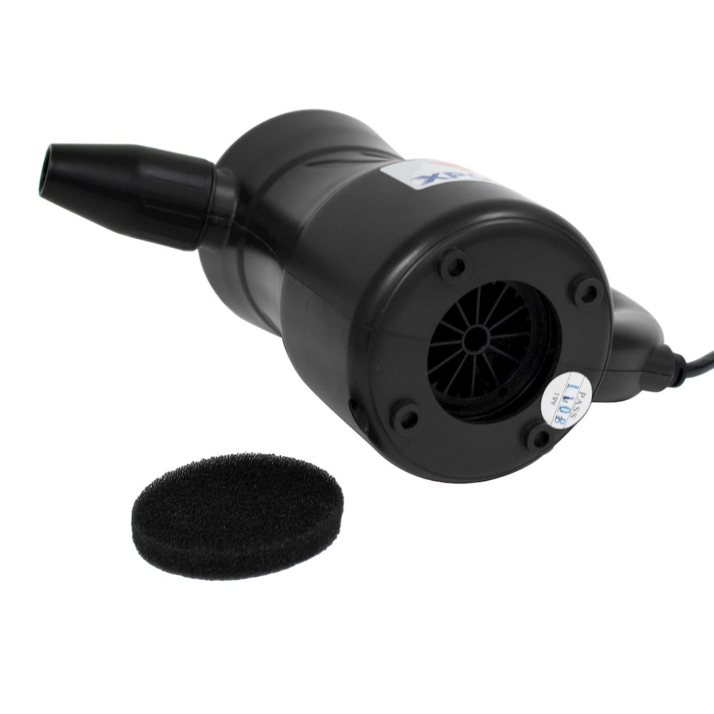 Powered Air Duster, Canned Air Replacement, Blower, Dryer, and Air Pump - Black. Picture 3