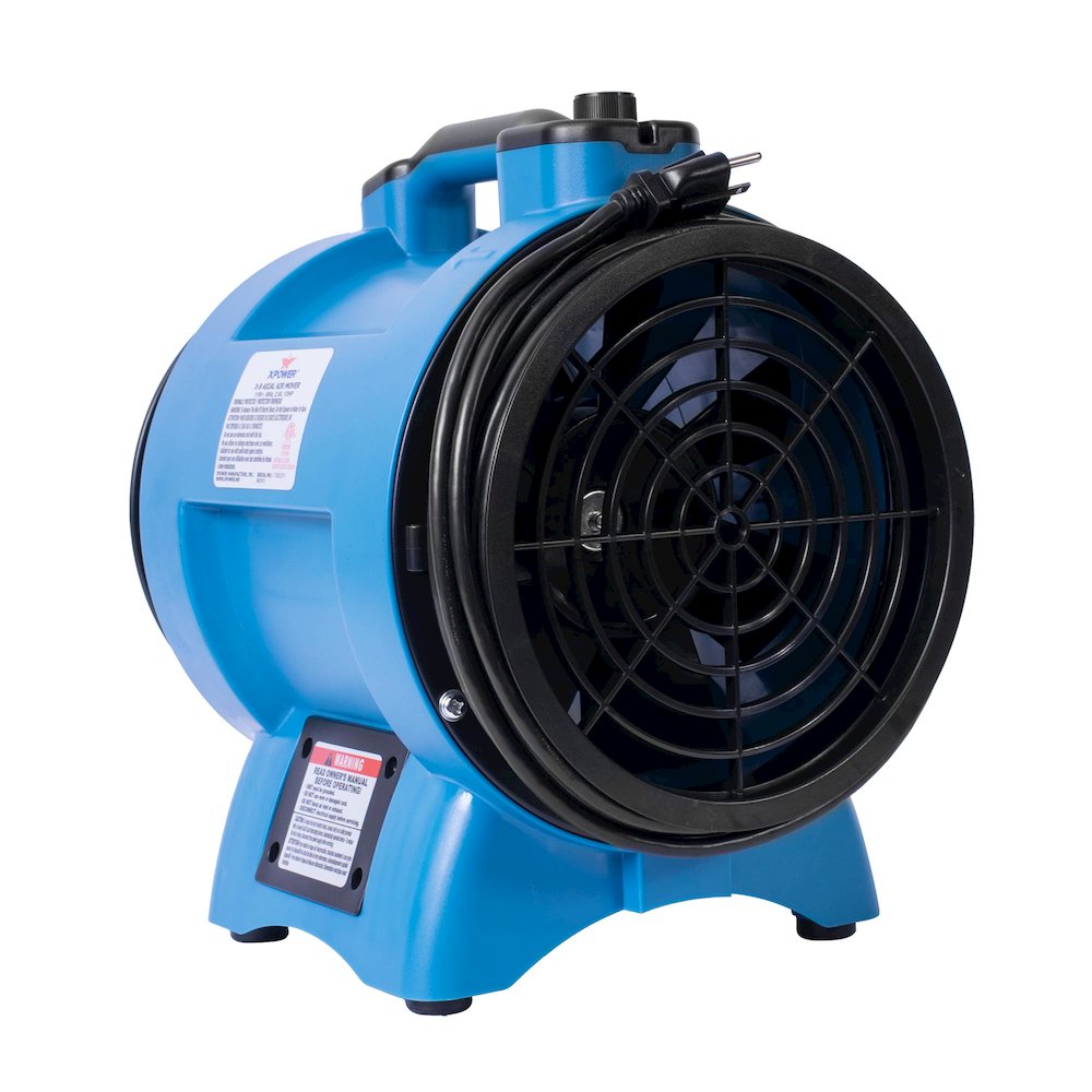 Variable Speed 8" Diameter Industrial Confined Space Ventilator Fan. Picture 9