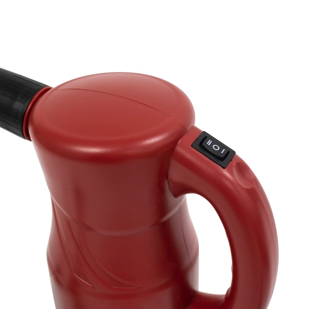 Powered Air Duster, Canned Air Replacement, Blower, Dryer, and Air Pump - Red. Picture 2
