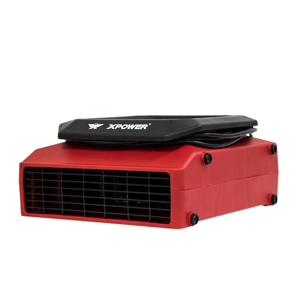 PL-700A 1/3 HP 1050 CFM 3 Speed Low Profile, Floor Fan, Carpet Dryer - Red. Picture 12