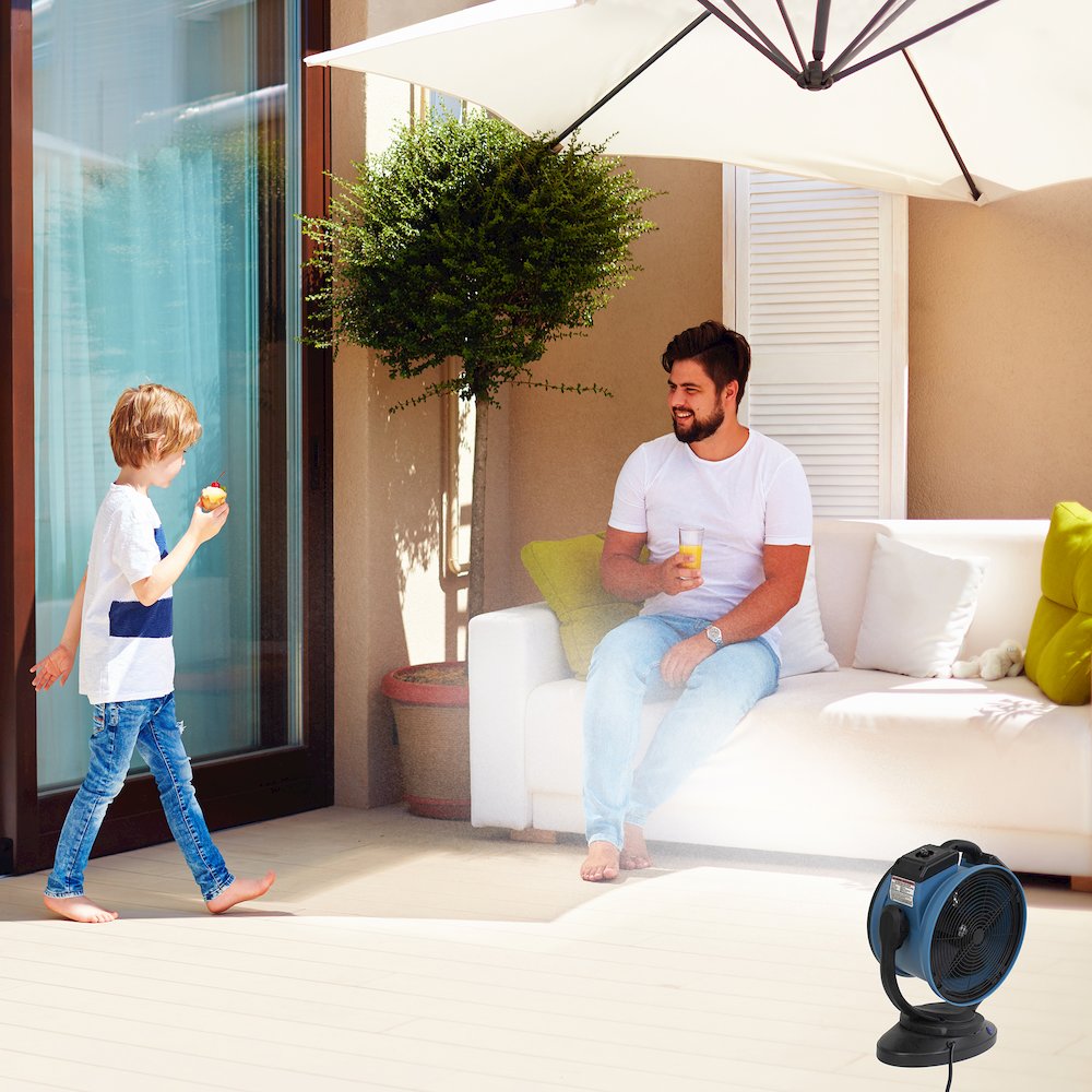 Oscillating Portable 3 Speed Outdoor Cooling Misting Fan. Picture 10