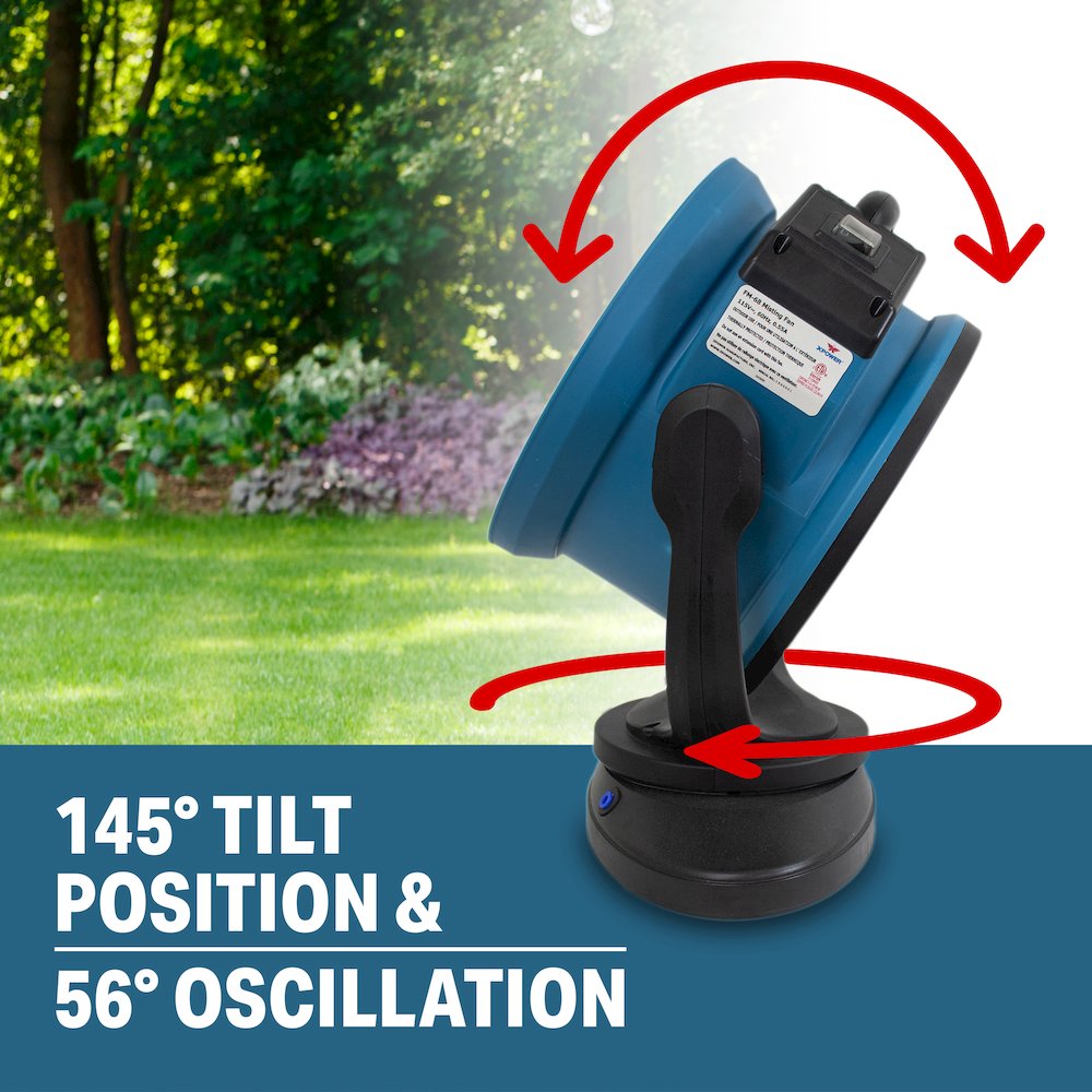 Oscillating Portable 3 Speed Outdoor Cooling Misting Fan. Picture 17