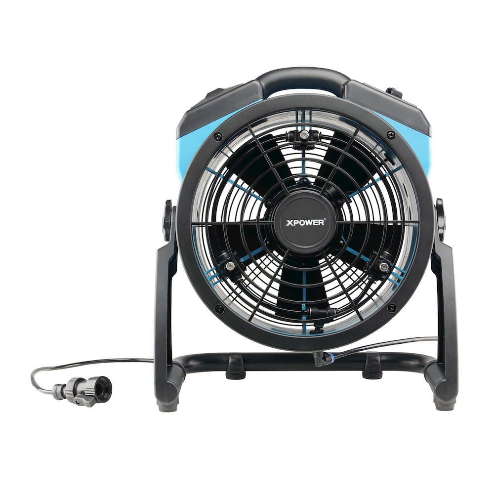 Portable 3 Speed 11" Outdoor Cooling Misting Fan and Air Circulator. Picture 4