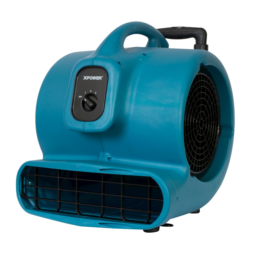 3/4 HP 3200 CFM 3 Speed, Carpet Dryer, Blower with Telescopic Handle and Wheels. Picture 9