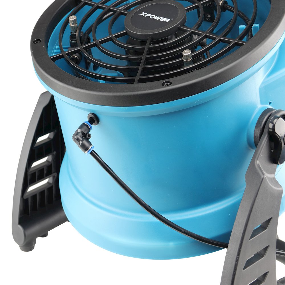 Portable 3 Speed 11" Outdoor Cooling Misting Fan and Air Circulator. Picture 15