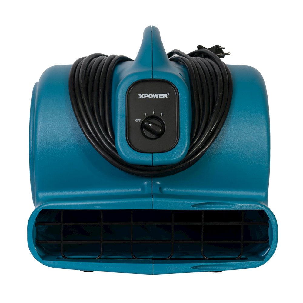 1/3 HP 2600 CFM 3 Speed, Carpet Dryer, Blower with Built-in GFCI Power Outlets. Picture 13