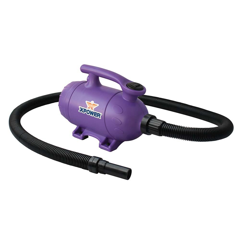 B-2 Pro at Home Pet Grooming Dog Force Hair Dryer and Vacuum - Purple. Picture 3