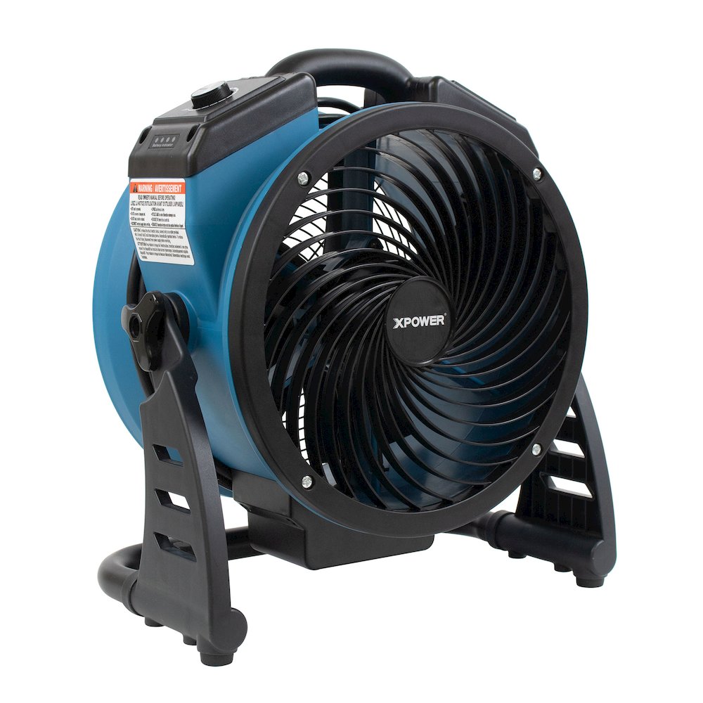 AC/DC Corded/Cordless 11" Sealed Brushless DC Motor Air Circulator Utility Fan. Picture 3