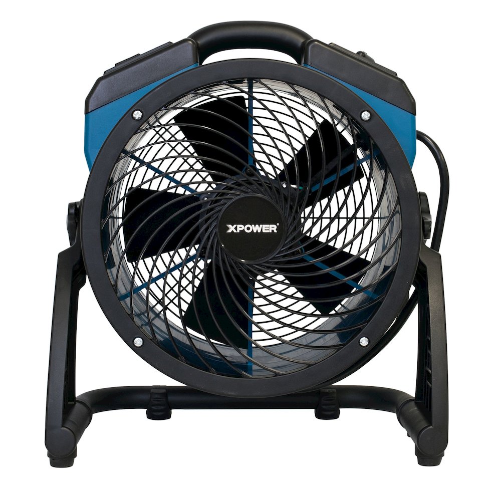 4 Speed 11" Ventilation Axial Air Mover, Blower, Fan with Built-in Power Outlets. Picture 20