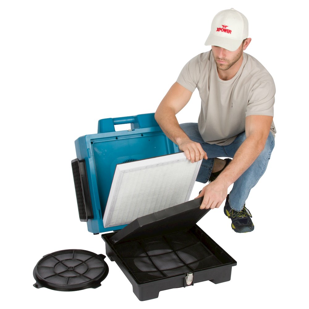 4 Stage Filtration HEPA Purifier System, Air Scrubber. Picture 6