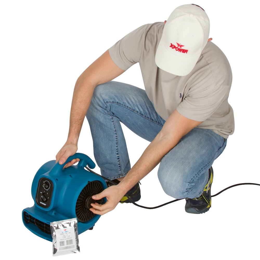 1/5 HP 800 CFM 4 Speed Scented Mini Mighty Air Mover, Utility Fan, Dryer, Blower. Picture 28
