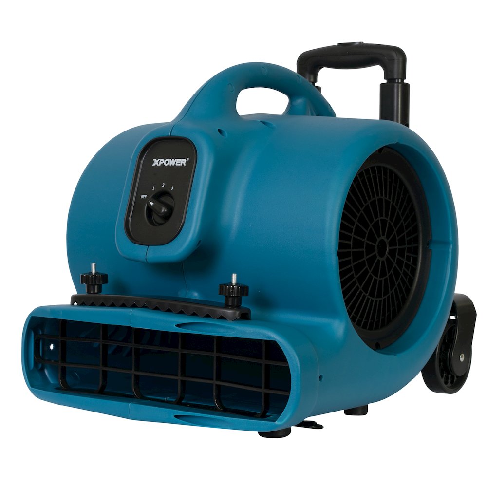 1/2 HP 2980 CFM, Dryer, Fan, Blower with Telescopic Handle, Wheels, Carpet Clamp. Picture 8