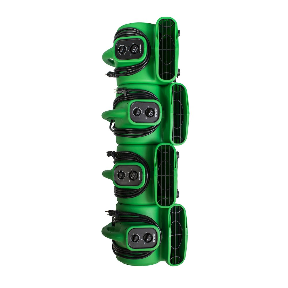 1/4 HP 925 CFM Multi-Purpose Mini Air Mover, Dryer, Blower and Timer - Green. Picture 7