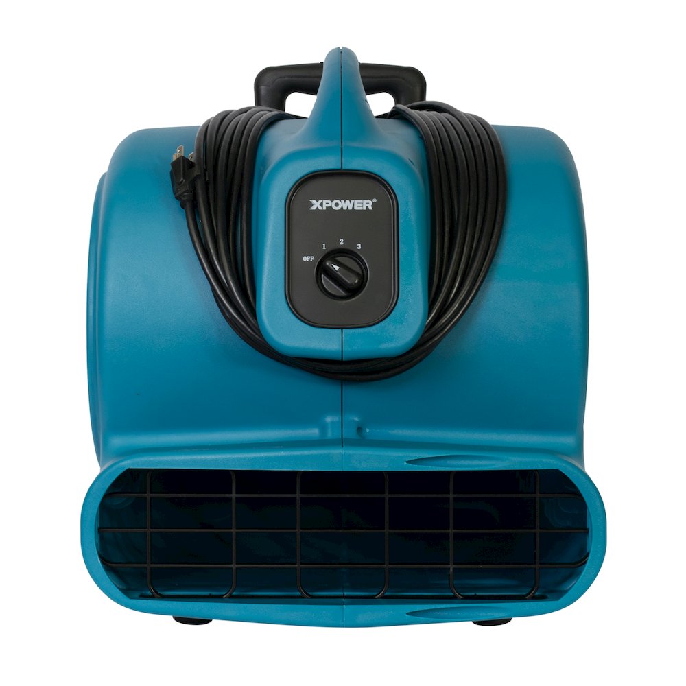 3/4 HP 3200 CFM 3 Speed, Carpet Dryer, Blower with Telescopic Handle and Wheels. Picture 11
