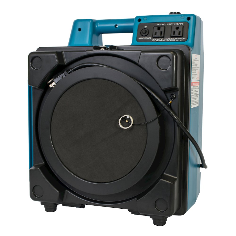 3 Stage Filtration HEPA Purifier System, Negative Air Machine, - Blue. Picture 14
