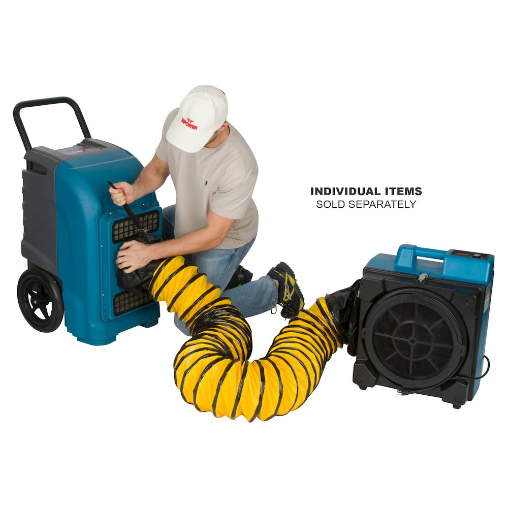 125-Pint Commercial Dehumidifier with Automatic Purge Pump and Drainage Hose. Picture 19