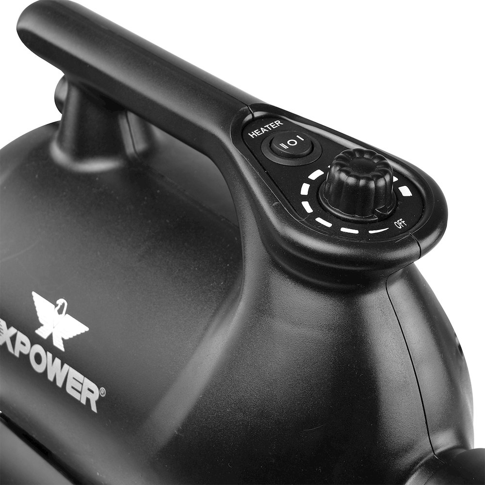 Car Dryer Blower with 2 Heat Settings and Mobile Dock with Caster Wheels. Picture 6