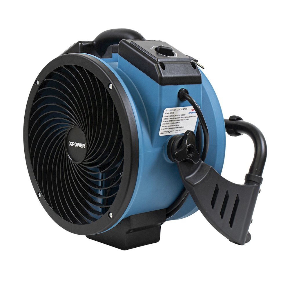AC/DC Corded/Cordless 11" Sealed Brushless DC Motor Air Circulator Utility Fan. Picture 17