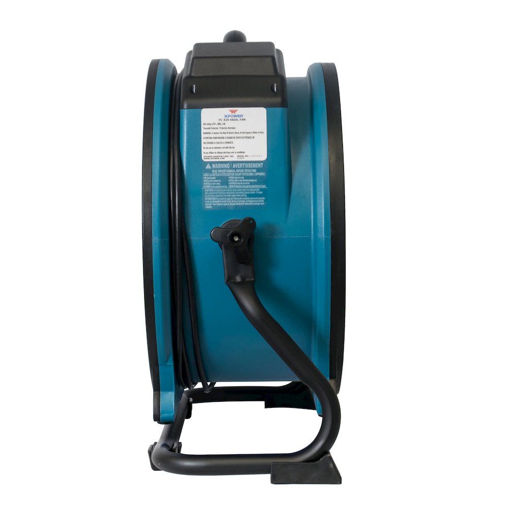1/3 HP 3600 CFM 5 Speed Portable 18" Grade Utility Fan. Picture 13
