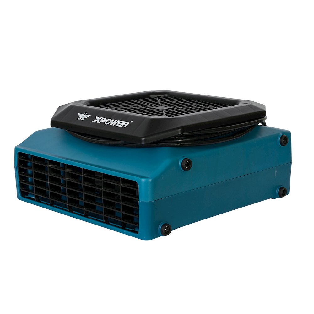 PL-700A 1/3 HP 1050 CFM 3 Speed Low Profile, Floor Fan, Carpet Dryer - Blue. Picture 13