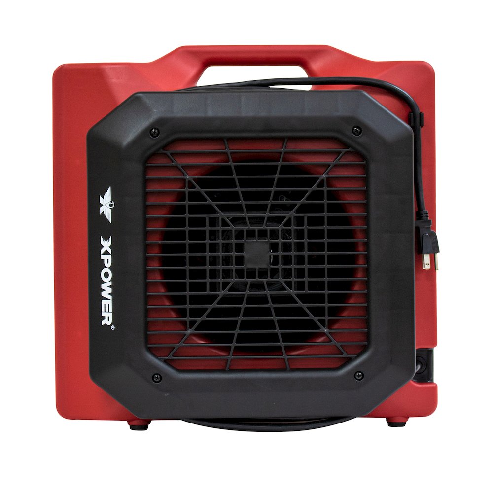 PL-700A 1/3 HP 1050 CFM 3 Speed Low Profile, Floor Fan, Carpet Dryer - Red. Picture 1